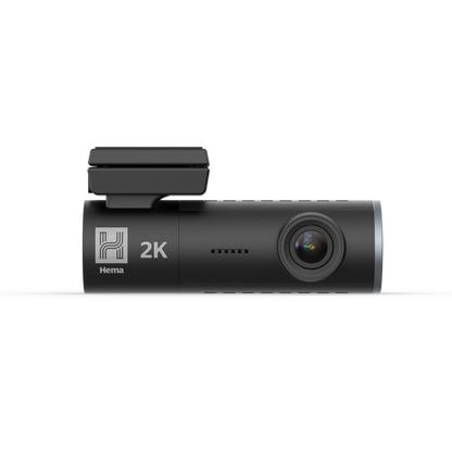 2K QHD Discreet Barrel Dash Camera and 1080p Rear Camera With Built-in GPS and Wi-Fi