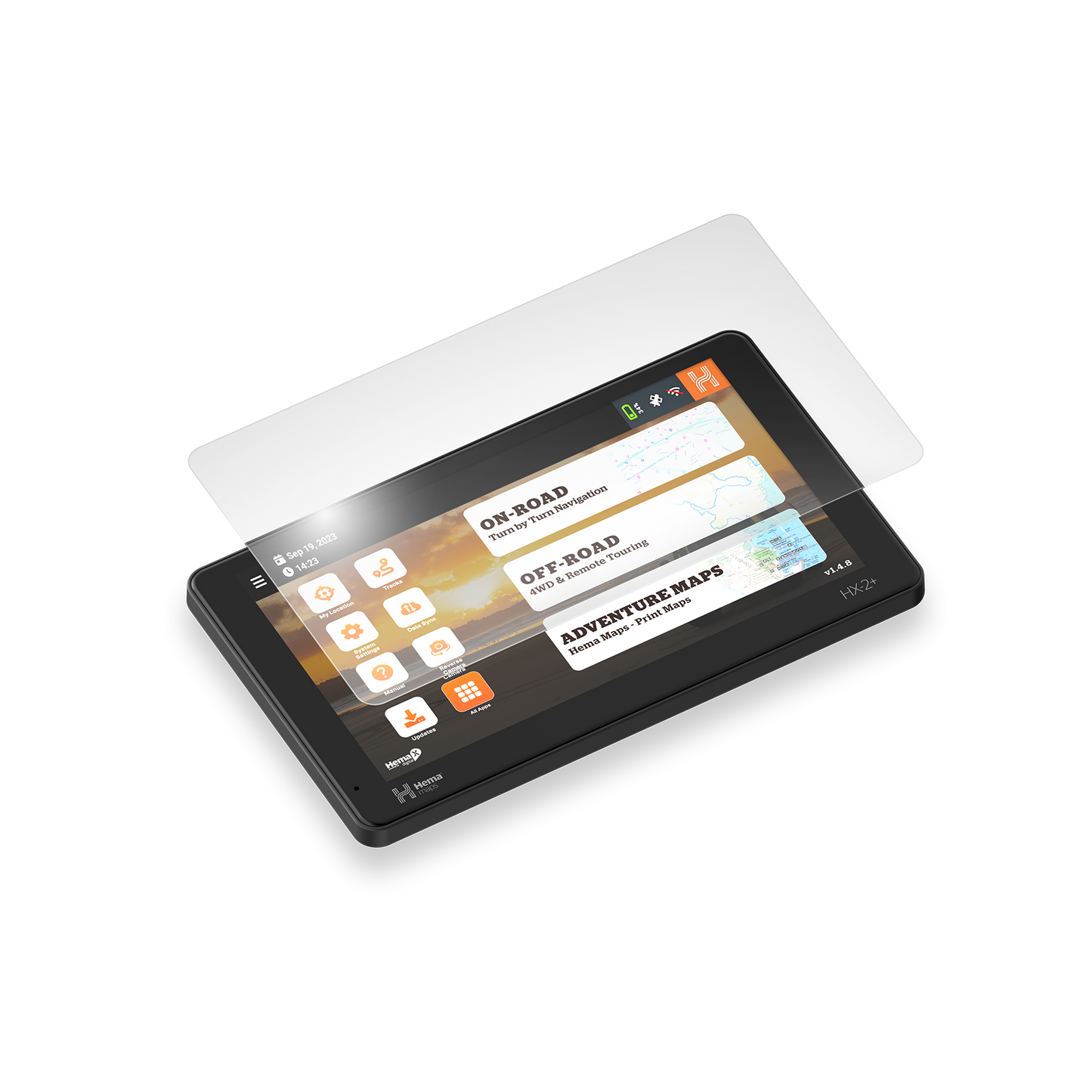 HX-2+ ACCPF Screen Protector  Compatible for use with the Hema HX-2+ GPS Navigator