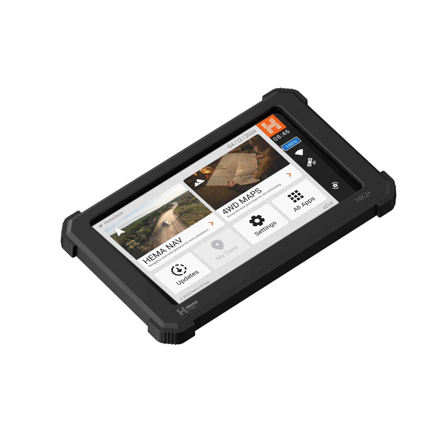 Hema Rugged Case compatible for use with the Hema HX-2+ GPS Navigator